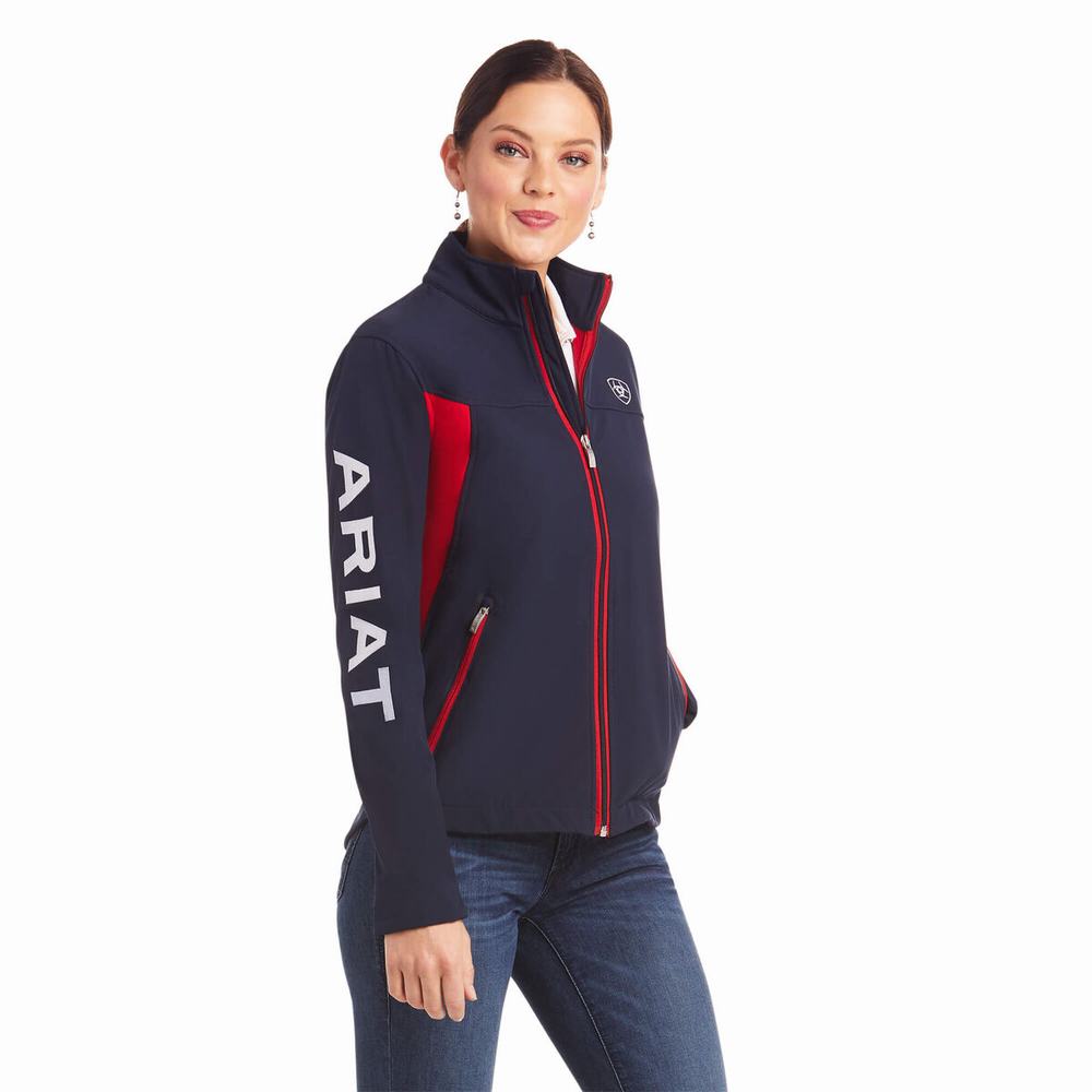 Dámské Bundy Ariat New Team Softshell Viacfarebný | VPDS-92673