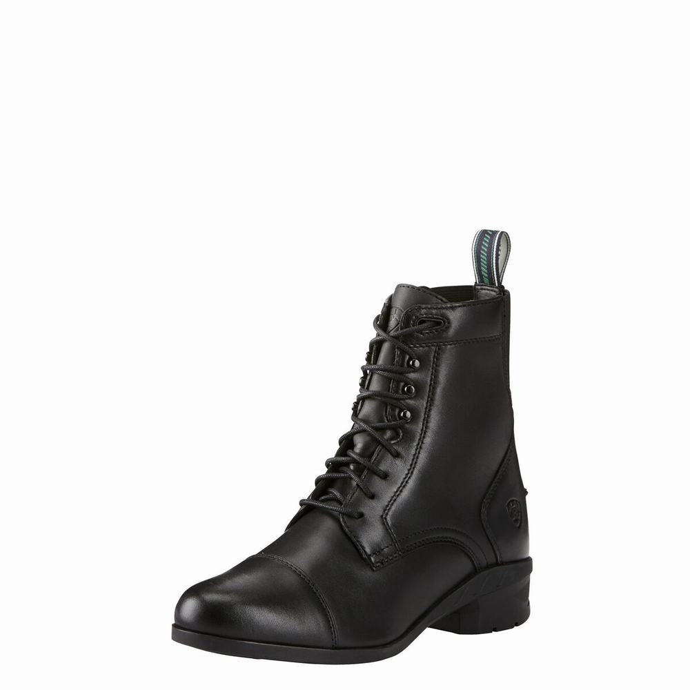 Dámské Jezdecké Boty Ariat Heritage IV Paddock Černé | IHZX-61725