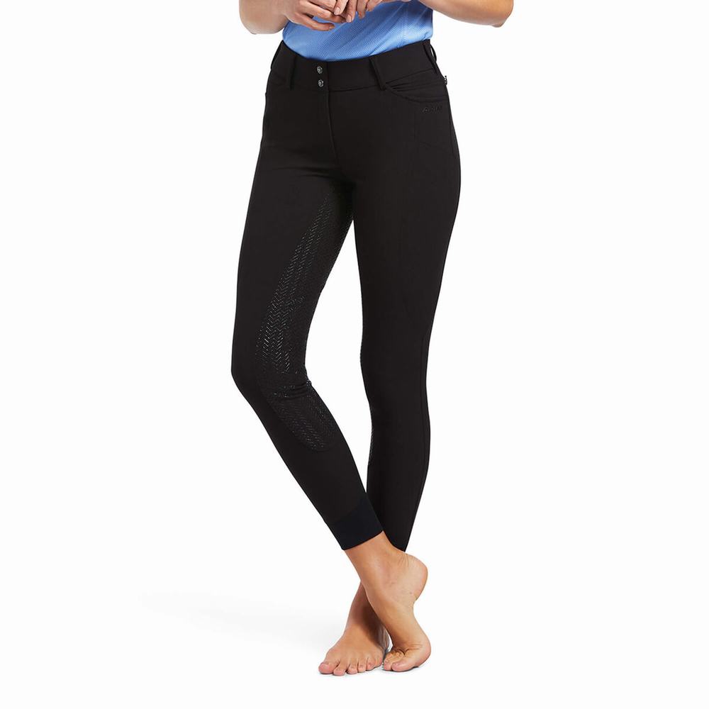 Dámské Kalhoty Ariat Prelude Full Seat Breech Černé | FSZX-75491