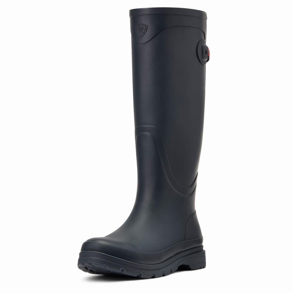 Dámské Nepromokavé Boty Ariat Kelmarsh Rubber Tmavě Blankyt | YGDU-70349