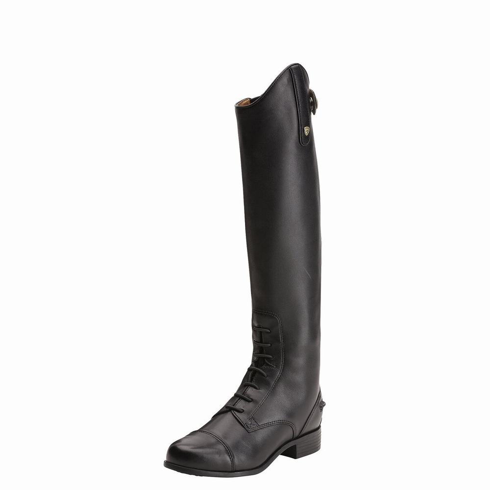 Dětské Jezdecké Boty Ariat Heritage Contour Field Zip Vysoké Jezdectví Černé | WHKX-21604