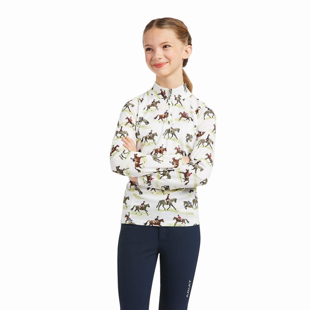 Dětské Jezdecké Kalhoty Ariat Sunstopper 2.0 1/4 Zip Viacfarebný | AFDO-64927