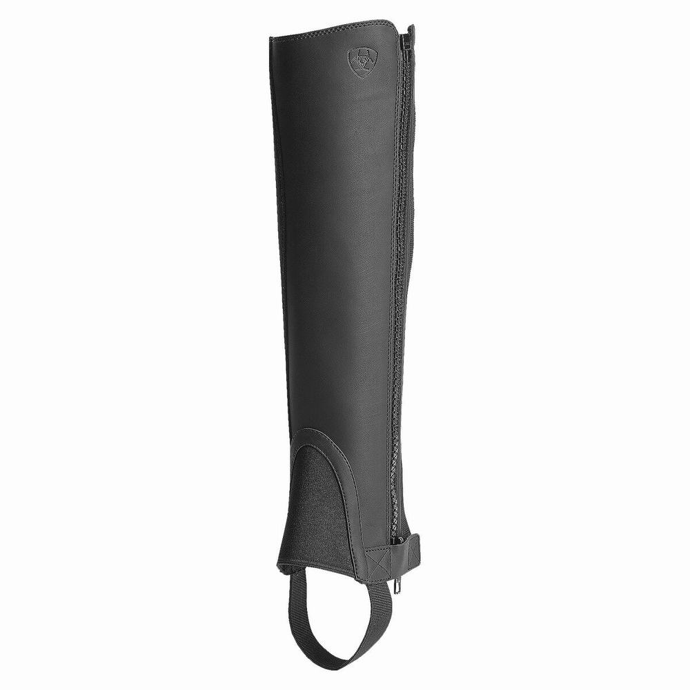 Pánské Jezdecké Boty Ariat Scout Chap Half Chap Černé | ODJZ-89426