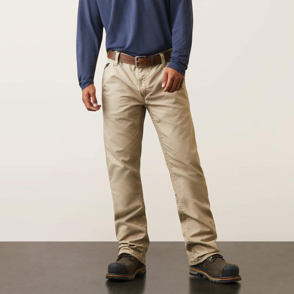 Pánské Kalhoty Ariat FR M4 Relaxed Workhorse Cut Hnědožlutý | YHME-63104