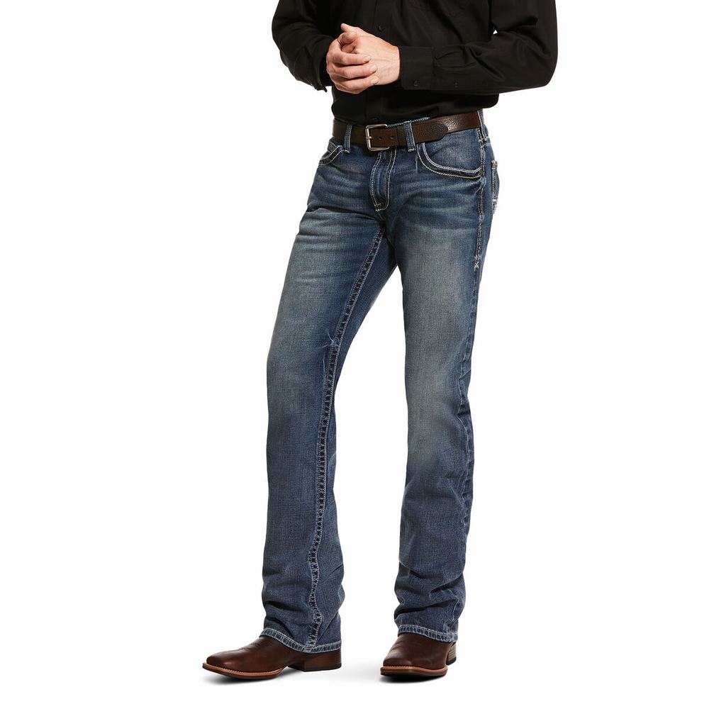 Pánské Kalhoty Ariat M5 Slim Stretch Adkins Viacfarebný | EYCX-70648
