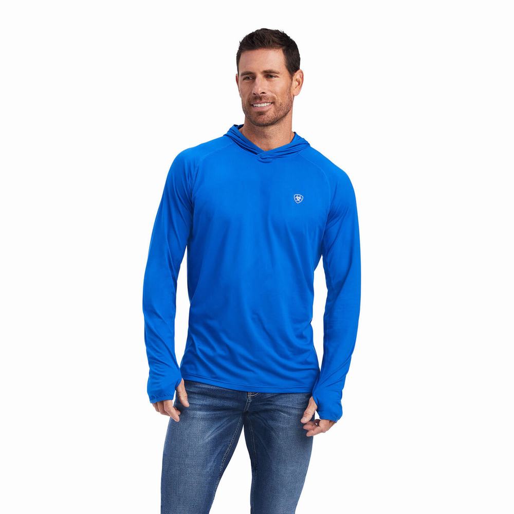 Pánské Polo Triko Ariat Cornell Blankyt | ITOQ-68051